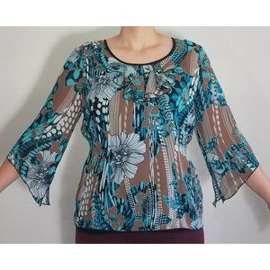 Nicola Semi-Sheer Blouse